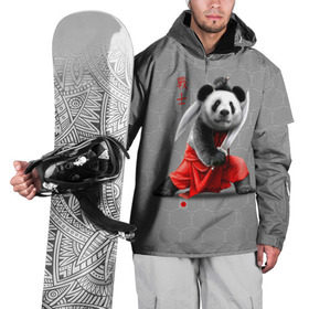 Накидка на куртку 3D с принтом Master Panda в Санкт-Петербурге, 100% полиэстер |  | ninja | panda | ниндзя | панда