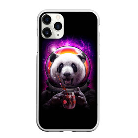Чехол для iPhone 11 Pro матовый с принтом Panda Cosmonaut в Санкт-Петербурге, Силикон |  | Тематика изображения на принте: bear | galaxy | panda | space | star | астронавт | галактика | звезда | космонавт | космос | медведь | панда