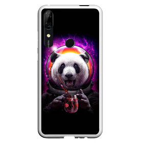 Чехол для Honor P Smart Z с принтом Panda Cosmonaut в Санкт-Петербурге, Силикон | Область печати: задняя сторона чехла, без боковых панелей | bear | galaxy | panda | space | star | астронавт | галактика | звезда | космонавт | космос | медведь | панда