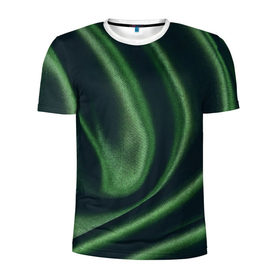 Мужская футболка 3D спортивная с принтом Шелк в Санкт-Петербурге, 100% полиэстер с улучшенными характеристиками | приталенный силуэт, круглая горловина, широкие плечи, сужается к линии бедра | luxury | premium | vip | премиум | шелк | эксклюзив