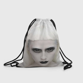Рюкзак-мешок 3D с принтом Black Eyes в Санкт-Петербурге, 100% полиэстер | плотность ткани — 200 г/м2, размер — 35 х 45 см; лямки — толстые шнурки, застежка на шнуровке, без карманов и подкладки | die antwoord