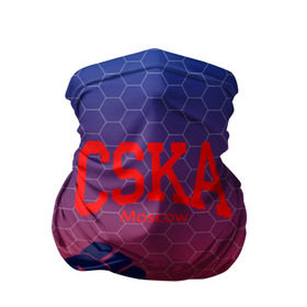 Бандана-труба 3D с принтом CSKA Msk в Санкт-Петербурге, 100% полиэстер, ткань с особыми свойствами — Activecool | плотность 150‒180 г/м2; хорошо тянется, но сохраняет форму | moscow | москва | цска