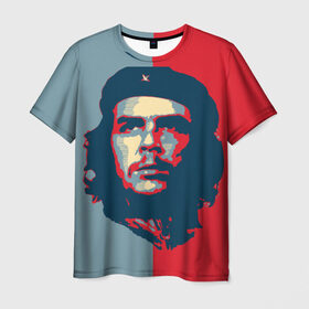 Мужская футболка 3D с принтом Che Guevara в Санкт-Петербурге, 100% полиэфир | прямой крой, круглый вырез горловины, длина до линии бедер | че гевара