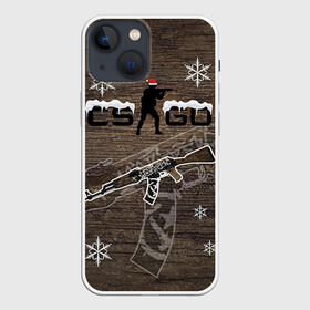 Чехол для iPhone 13 mini с принтом Новогодний cs:go пустынный повстанец в Санкт-Петербурге,  |  | counter | csgo | strike | кейс | кс го | ксго | повстанец | пустынный | скин
