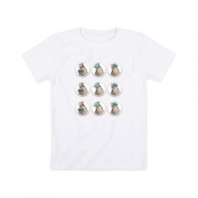 Детская футболка хлопок с принтом Ассорти из петушков 2017 в Санкт-Петербурге, 100% хлопок | круглый вырез горловины, полуприлегающий силуэт, длина до линии бедер | 