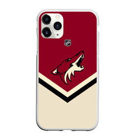 Чехол для iPhone 11 Pro матовый с принтом Arizona Coyotes в Санкт-Петербурге, Силикон |  | america | canada | hockey | nhl | usa | америка | аризона | канада | койотис | лед | нхл | сша | хоккей