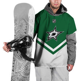 Накидка на куртку 3D с принтом Dallas Stars в Санкт-Петербурге, 100% полиэстер |  | Тематика изображения на принте: america | canada | hockey | nhl | usa | америка | даллас | канада | лед | нхл | старз | сша | хоккей