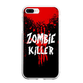 Чехол для iPhone 7Plus/8 Plus матовый с принтом Zombie Killer в Санкт-Петербурге, Силикон | Область печати: задняя сторона чехла, без боковых панелей | blood | dark | killer | monster | zombie | зомби | кровь | монстр | нечисть