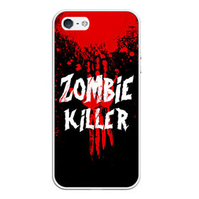 Чехол для iPhone 5/5S матовый с принтом Zombie Killer в Санкт-Петербурге, Силикон | Область печати: задняя сторона чехла, без боковых панелей | blood | dark | killer | monster | zombie | зомби | кровь | монстр | нечисть