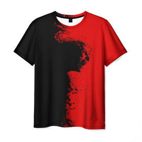 Мужская футболка 3D с принтом Blood Rage в Санкт-Петербурге, 100% полиэфир | прямой крой, круглый вырез горловины, длина до линии бедер | blood | dark | killer | monster | zombie | зомби | кровь | монстр | нечисть
