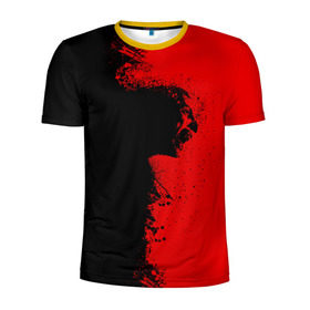Мужская футболка 3D спортивная с принтом Blood Rage в Санкт-Петербурге, 100% полиэстер с улучшенными характеристиками | приталенный силуэт, круглая горловина, широкие плечи, сужается к линии бедра | Тематика изображения на принте: blood | dark | killer | monster | zombie | зомби | кровь | монстр | нечисть