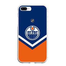 Чехол для iPhone 7Plus/8 Plus матовый с принтом Edmonton Oilers в Санкт-Петербурге, Силикон | Область печати: задняя сторона чехла, без боковых панелей | america | canada | hockey | nhl | usa | америка | детройт | канада | лед | нхл | ойлерз | сша | хоккей | эдмонтон