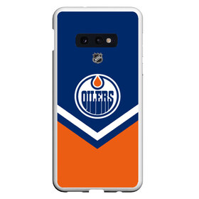 Чехол для Samsung S10E с принтом Edmonton Oilers в Санкт-Петербурге, Силикон | Область печати: задняя сторона чехла, без боковых панелей | america | canada | hockey | nhl | usa | америка | детройт | канада | лед | нхл | ойлерз | сша | хоккей | эдмонтон