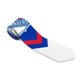 Галстук 3D с принтом New York Rangers в Санкт-Петербурге, 100% полиэстер | Длина 148 см; Плотность 150-180 г/м2 | Тематика изображения на принте: america | canada | hockey | nhl | usa | америка | канада | лед | нхл | нью йорк | рейнджерс | сша | хоккей