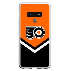 Чехол для Samsung S10E с принтом Philadelphia Flyers в Санкт-Петербурге, Силикон | Область печати: задняя сторона чехла, без боковых панелей | Тематика изображения на принте: america | canada | hockey | nhl | usa | америка | канада | лед | нхл | сша | филадельфия | флайерз | хоккей