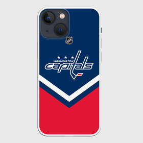 Чехол для iPhone 13 mini с принтом Washington Capitals в Санкт-Петербурге,  |  | america | canada | hockey | nhl | usa | америка | вашингтон | канада | кэпиталз | лед | нхл | овечкин | сша | хоккей