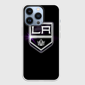 Чехол для iPhone 13 Pro с принтом Los Angeles Kings в Санкт-Петербурге,  |  | Тематика изображения на принте: hockey | kings | los angeles | nhl | корона | нхл | хоккеист | хоккей