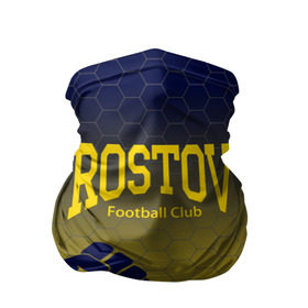 Бандана-труба 3D с принтом Rostov Football club в Санкт-Петербурге, 100% полиэстер, ткань с особыми свойствами — Activecool | плотность 150‒180 г/м2; хорошо тянется, но сохраняет форму | дону | на | ростов | ростов на дону