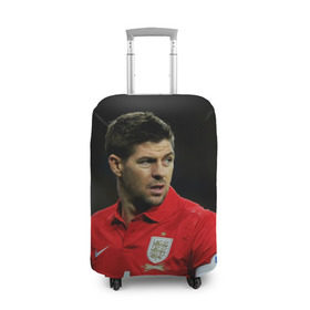 Чехол для чемодана 3D с принтом Steven Gerrard в Санкт-Петербурге, 86% полиэфир, 14% спандекс | двустороннее нанесение принта, прорези для ручек и колес | england national team | premier league | steven gerrard | англия | ливерпуль | стивен джеррард | футбол