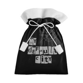 Подарочный 3D мешок с принтом Default City в Санкт-Петербурге, 100% полиэстер | Размер: 29*39 см | default | lifestyle | moscow | город | москва | стиль