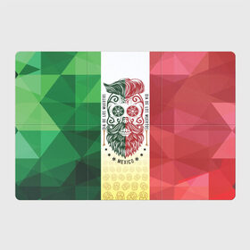 Магнитный плакат 3Х2 с принтом Мексика в Санкт-Петербурге, Полимерный материал с магнитным слоем | 6 деталей размером 9*9 см | мексика | флаг | череп