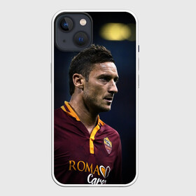 Чехол для iPhone 13 с принтом Франческо Тотти   легенда в Санкт-Петербурге,  |  | as roma | captain | football | franchesco totti | италия | капитан | рим | рома | тотти | футбол