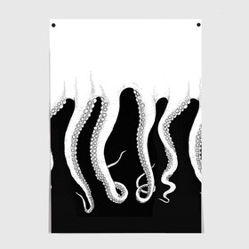 Постер с принтом Octopus в Санкт-Петербурге, 100% бумага
 | бумага, плотность 150 мг. Матовая, но за счет высокого коэффициента гладкости имеет небольшой блеск и дает на свету блики, но в отличии от глянцевой бумаги не покрыта лаком | octopus