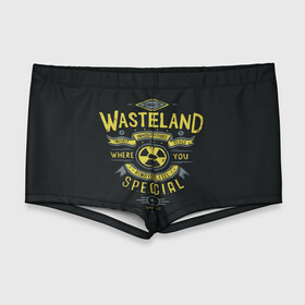 Мужские купальные плавки 3D с принтом Come to Wasteland в Санкт-Петербурге, Полиэстер 85%, Спандекс 15% |  | atom | bomb | boy | fallout | radioactive | vault | wasteland | атом | бой | бомба | волт | мальчик | радиация | фоллаут | ядерная