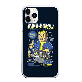 Чехол для iPhone 11 Pro матовый с принтом Nuka Bombs в Санкт-Петербурге, Силикон |  | atom | bomb | boy | fallout | radioactive | vault | wasteland | атом | бой | бомба | волт | мальчик | радиация | фоллаут | ядерная