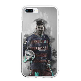 Чехол для iPhone 7Plus/8 Plus матовый с принтом Lionel Messi в Санкт-Петербурге, Силикон | Область печати: задняя сторона чехла, без боковых панелей | лионель | месси