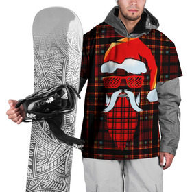 Накидка на куртку 3D с принтом Санта хипстер в Санкт-Петербурге, 100% полиэстер |  | Тематика изображения на принте: борода | зима | новый год | очки | праздник | рождество | санта | хипстер