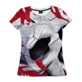 Женская футболка 3D с принтом Immaterial Girl в Санкт-Петербурге, 100% полиэфир ( синтетическое хлопкоподобное полотно) | прямой крой, круглый вырез горловины, длина до линии бедер | dota 2
