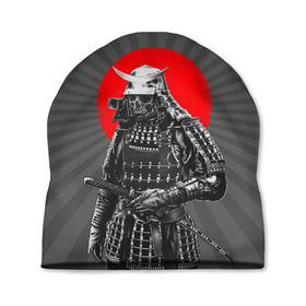 Шапка 3D с принтом Мертвый самурай в Санкт-Петербурге, 100% полиэстер | универсальный размер, печать по всей поверхности изделия | bone | japan | samurai | skelet | skull | warrior | воин | катана | кости | меч | самурай | скелет | череп | япония