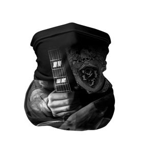 Бандана-труба 3D с принтом Гитарист в Санкт-Петербурге, 100% полиэстер, ткань с особыми свойствами — Activecool | плотность 150‒180 г/м2; хорошо тянется, но сохраняет форму | rock | гитара | рок | рок жив | рок музыка | русский рок