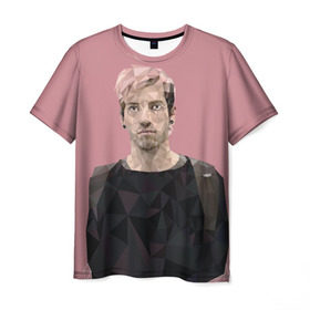 Мужская футболка 3D с принтом Джош Дан в Санкт-Петербурге, 100% полиэфир | прямой крой, круглый вырез горловины, длина до линии бедер | dun | josh | one | pilots. | twenty | дан | джош