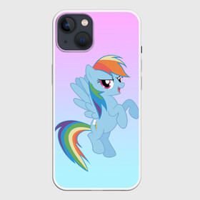 Чехол для iPhone 13 с принтом Rainbowdash в Санкт-Петербурге,  |  | mlp | pony | rainbowdash | raindbow dash | пони