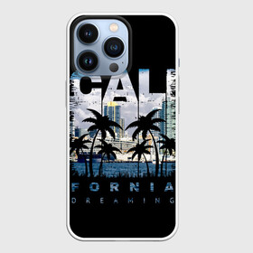 Чехол для iPhone 13 Pro с принтом Калифорния в Санкт-Петербурге,  |  | america | beach | california state | los angeles | palm trees | sea | states | united | usa | америки | калифорния | лос анджелес | море | пальмы | пляж | соединенные | сша | штат | штаты
