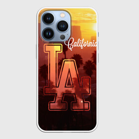 Чехол для iPhone 13 Pro с принтом Калифорния в Санкт-Петербурге,  |  | america | beach | california state | los angeles | palm trees | sea | states | united | usa | америки | калифорния | лос анджелес | море | пальмы | пляж | соединенные | сша | штат | штаты