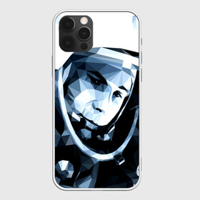 Чехол для iPhone 12 Pro с принтом Гагарин в Санкт-Петербурге, силикон | область печати: задняя сторона чехла, без боковых панелей | поехали | полигоны | юрий