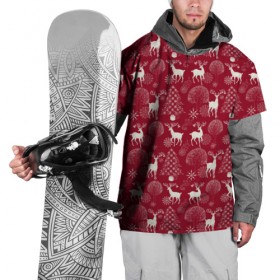 Накидка на куртку 3D с принтом Олени в Санкт-Петербурге, 100% полиэстер |  | deer | forest | new year | snow | tree | trees | деревья | елки | лес | олени | снег | снежинки
