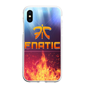 Чехол для iPhone XS Max матовый с принтом Fnatic Team в Санкт-Петербурге, Силикон | Область печати: задняя сторона чехла, без боковых панелей | Тематика изображения на принте: best team | fnatic | team