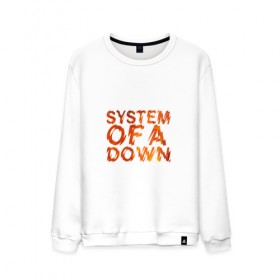 Мужской свитшот хлопок с принтом System of a Down в Санкт-Петербурге, 100% хлопок |  | 