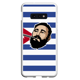 Чехол для Samsung S10E с принтом Fidel Castro в Санкт-Петербурге, Силикон | Область печати: задняя сторона чехла, без боковых панелей | castro | che | fidel | guevara | гевара | кастро | фидель | че