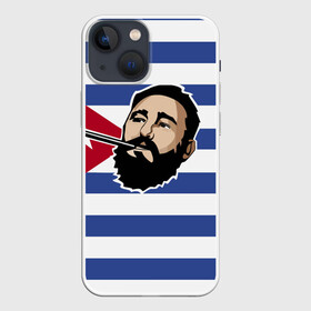 Чехол для iPhone 13 mini с принтом Fidel Castro в Санкт-Петербурге,  |  | castro | che | fidel | guevara | гевара | кастро | фидель | че