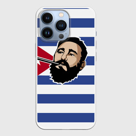 Чехол для iPhone 13 Pro с принтом Fidel Castro в Санкт-Петербурге,  |  | castro | che | fidel | guevara | гевара | кастро | фидель | че