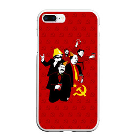 Чехол для iPhone 7Plus/8 Plus матовый с принтом Communist Party в Санкт-Петербурге, Силикон | Область печати: задняя сторона чехла, без боковых панелей | lenin | october | party | red | russia | soviet union | stalin | ussr | большевик | коммунист | красный | ленин | октябрь | пати | россия | советский союз | ссср | сталин