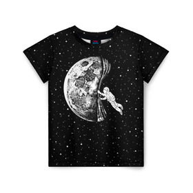 Детская футболка 3D с принтом Начало ночи в Санкт-Петербурге, 100% гипоаллергенный полиэфир | прямой крой, круглый вырез горловины, длина до линии бедер, чуть спущенное плечо, ткань немного тянется | Тематика изображения на принте: astronaut | cosmonaut | cosmos | galaxy | hipster | moon | night | planet | space | star | universe | астронавт | вселенная | галактика | звезды | космонавт | космос | луна | ночь | планета | хипстер