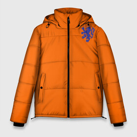 Мужская зимняя куртка 3D с принтом Сборная Голландии в Санкт-Петербурге, верх — 100% полиэстер; подкладка — 100% полиэстер; утеплитель — 100% полиэстер | длина ниже бедра, свободный силуэт Оверсайз. Есть воротник-стойка, отстегивающийся капюшон и ветрозащитная планка. 

Боковые карманы с листочкой на кнопках и внутренний карман на молнии. | Тематика изображения на принте: holland | голландия | нидерланды