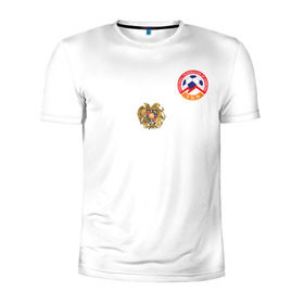 Мужская футболка 3D спортивная с принтом Сборная Армении в Санкт-Петербурге, 100% полиэстер с улучшенными характеристиками | приталенный силуэт, круглая горловина, широкие плечи, сужается к линии бедра | armenia | армения | футбол