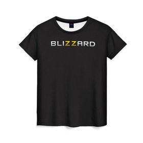 Женская футболка 3D с принтом Blizzard не такой в Санкт-Петербурге, 100% полиэфир ( синтетическое хлопкоподобное полотно) | прямой крой, круглый вырез горловины, длина до линии бедер | 